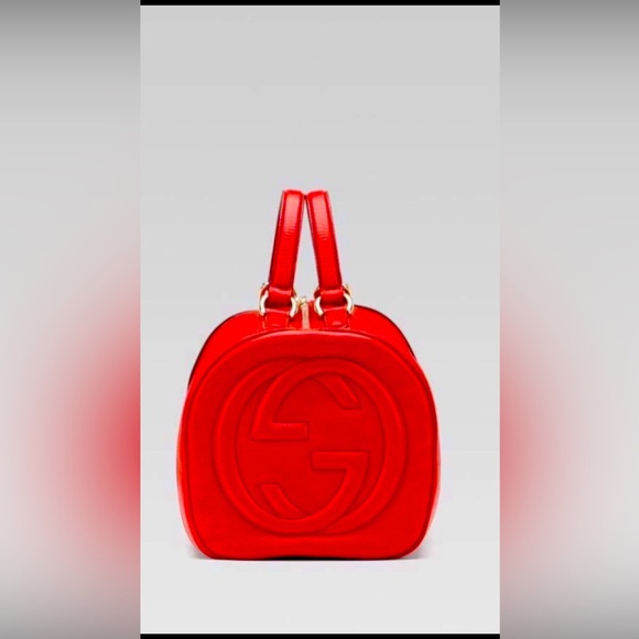 Leather Gucci Boston Bag - Picture 1 of 9